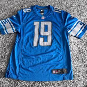 Nike On Field Game NFL Detroit Lions Kenny Golladay Blue #19 Jersey Men's Medium